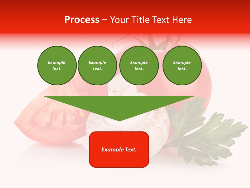 Red Parsley Isolated PowerPoint Template