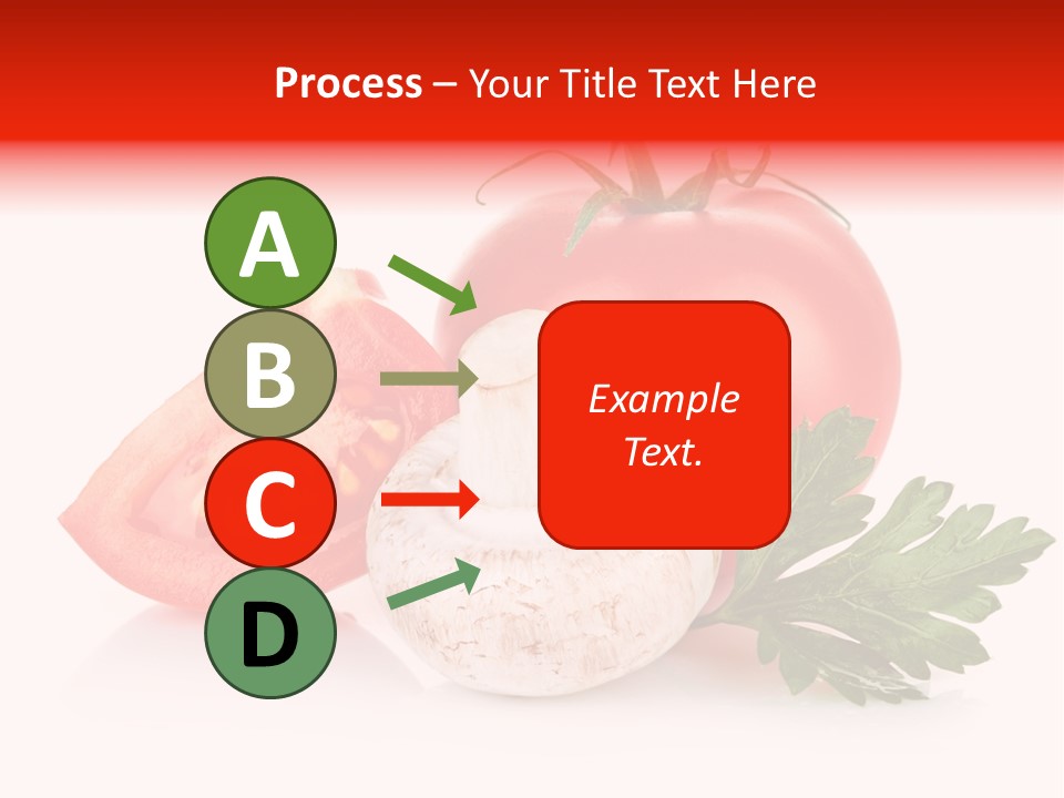 Red Parsley Isolated PowerPoint Template