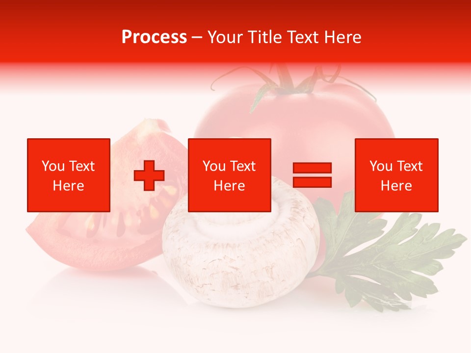 Red Parsley Isolated PowerPoint Template