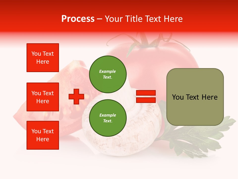 Red Parsley Isolated PowerPoint Template