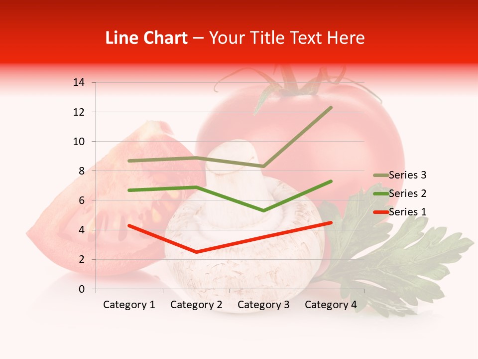 Red Parsley Isolated PowerPoint Template