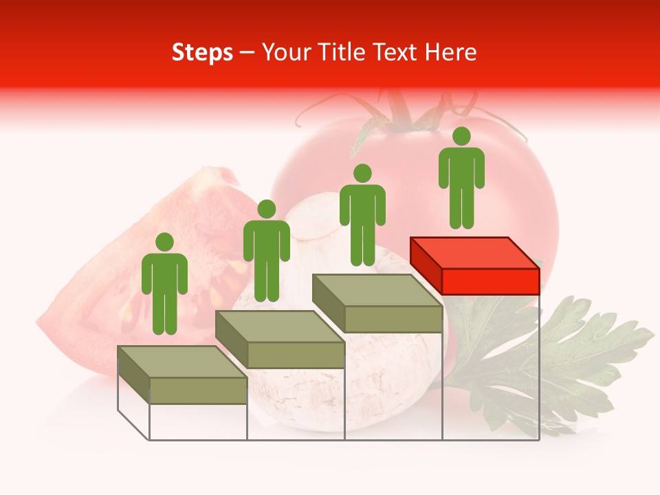 Red Parsley Isolated PowerPoint Template