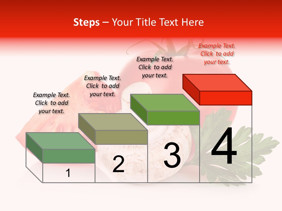 Red Parsley Isolated PowerPoint Template