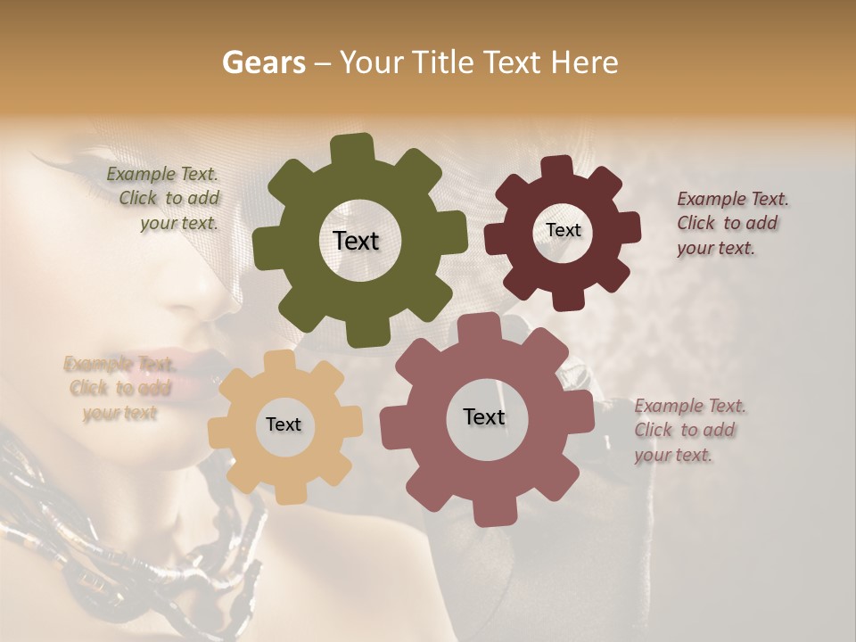 Portrait Sepia Interiors PowerPoint Template