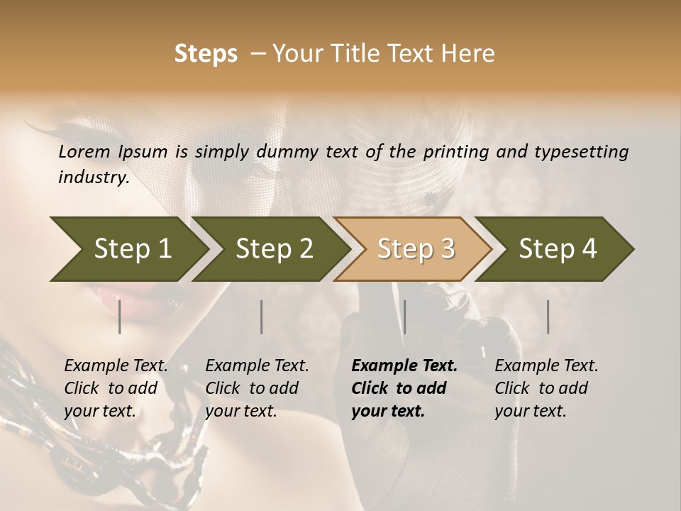 Portrait Sepia Interiors PowerPoint Template