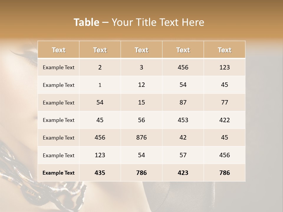 Portrait Sepia Interiors PowerPoint Template