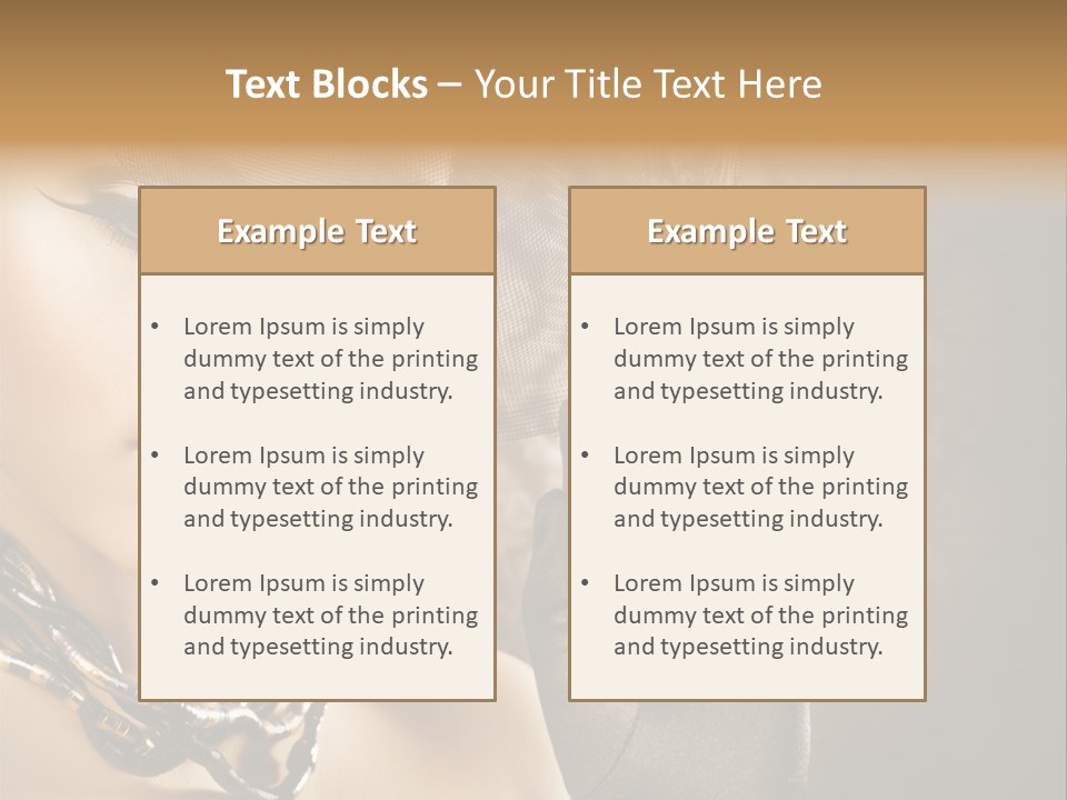 Portrait Sepia Interiors PowerPoint Template
