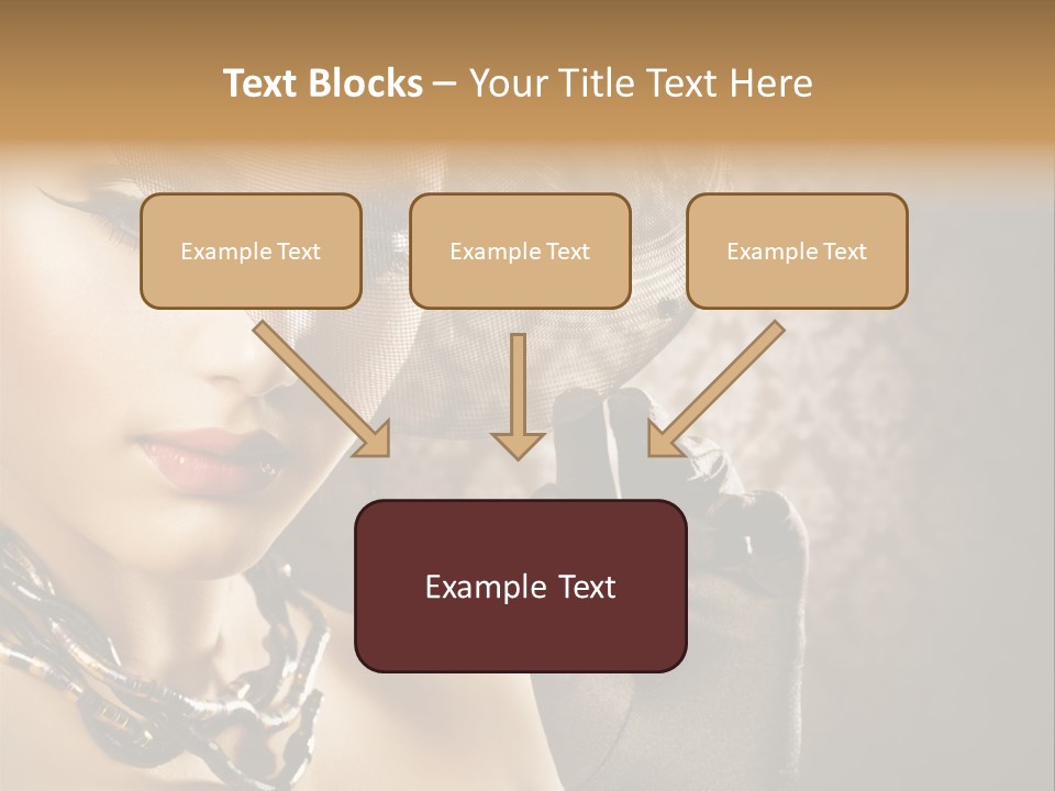 Portrait Sepia Interiors PowerPoint Template