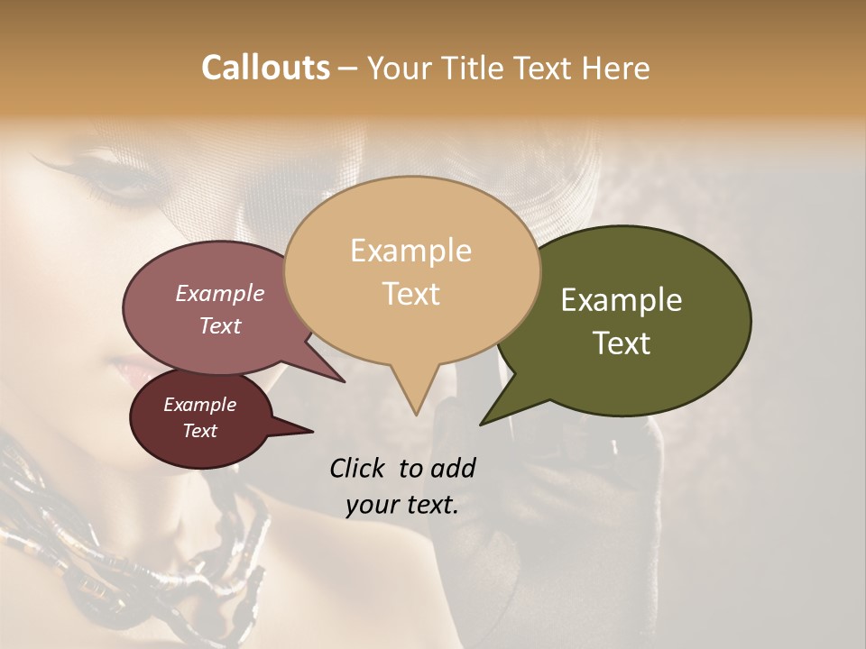 Portrait Sepia Interiors PowerPoint Template