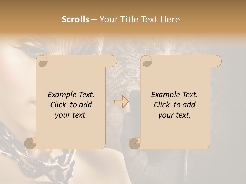 Portrait Sepia Interiors PowerPoint Template
