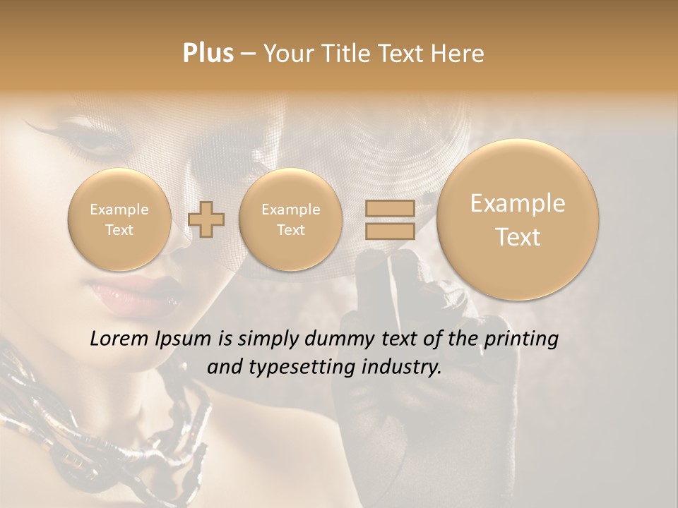 Portrait Sepia Interiors PowerPoint Template