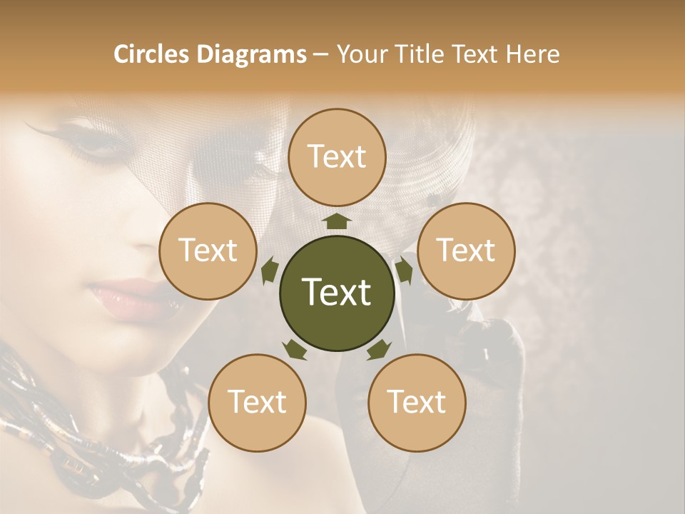 Portrait Sepia Interiors PowerPoint Template