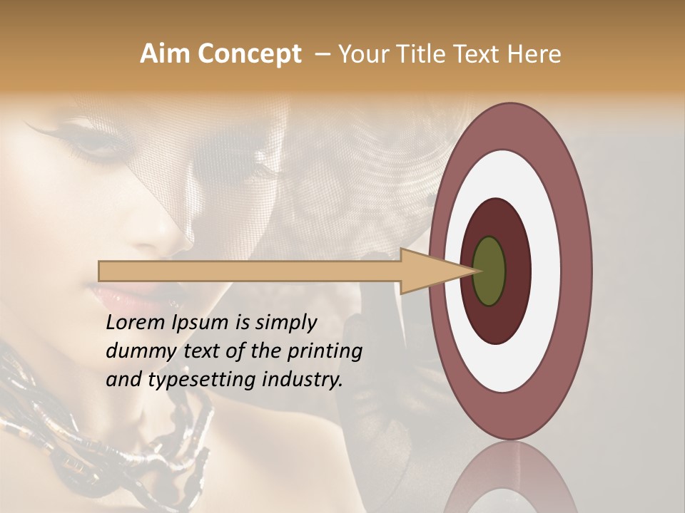 Portrait Sepia Interiors PowerPoint Template