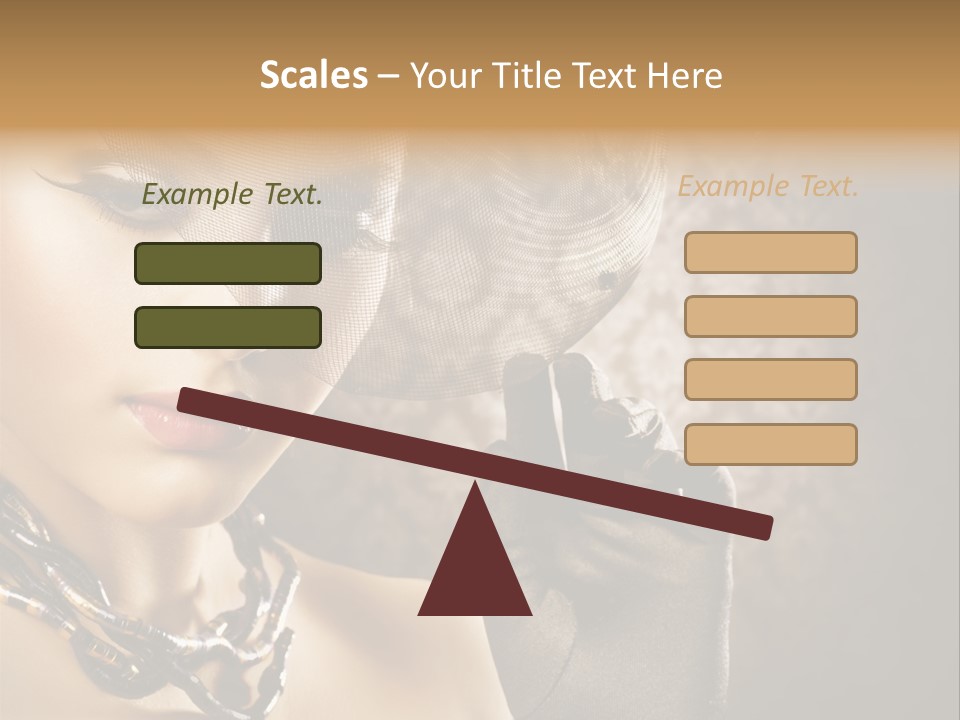 Portrait Sepia Interiors PowerPoint Template