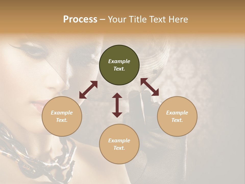 Portrait Sepia Interiors PowerPoint Template