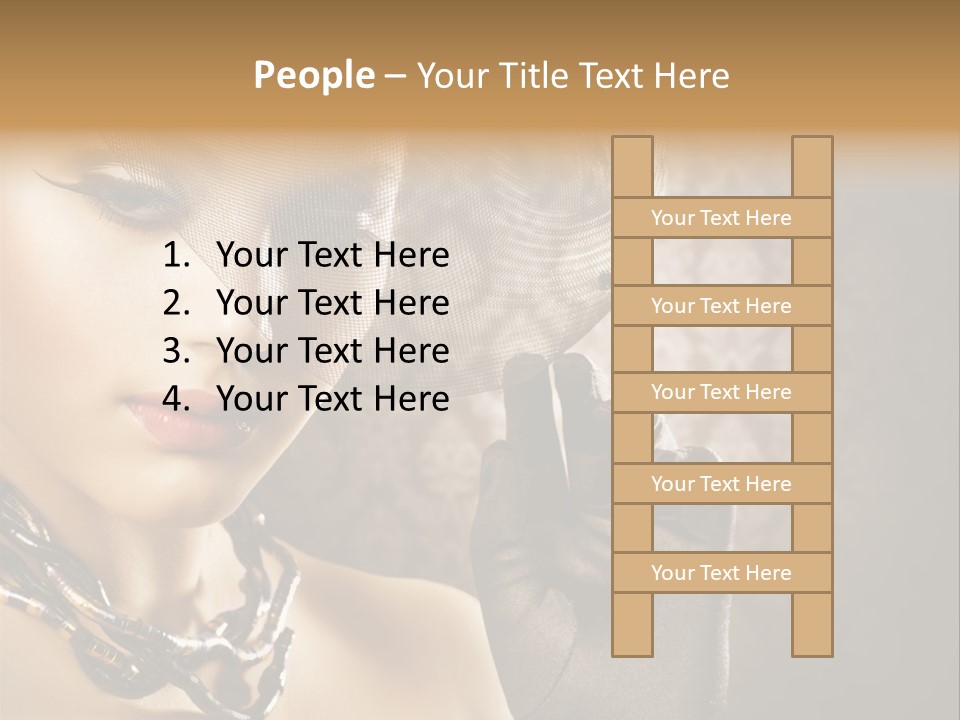 Portrait Sepia Interiors PowerPoint Template