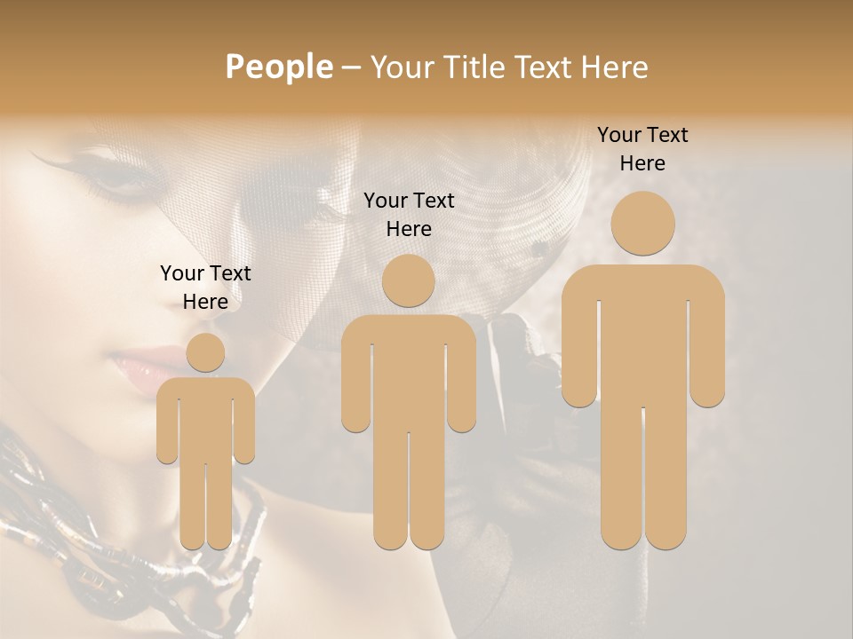 Portrait Sepia Interiors PowerPoint Template