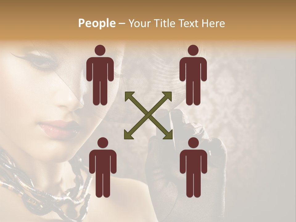 Portrait Sepia Interiors PowerPoint Template