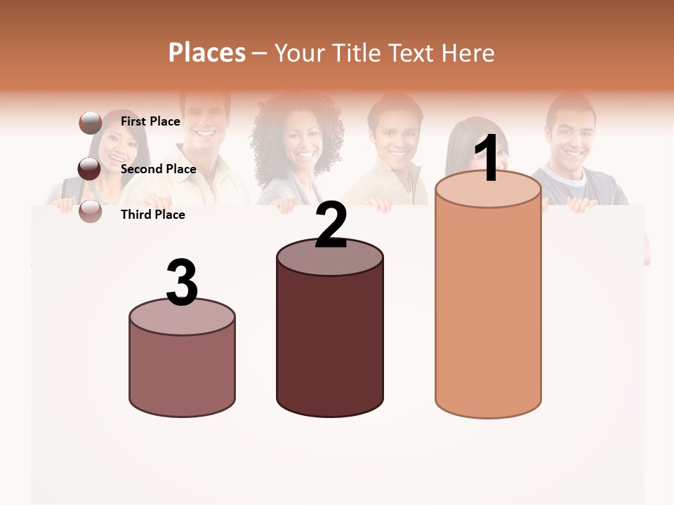 Smile Office Woman PowerPoint Template