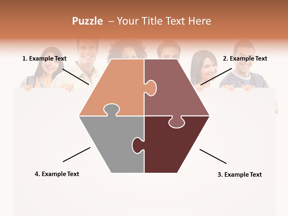 Smile Office Woman PowerPoint Template