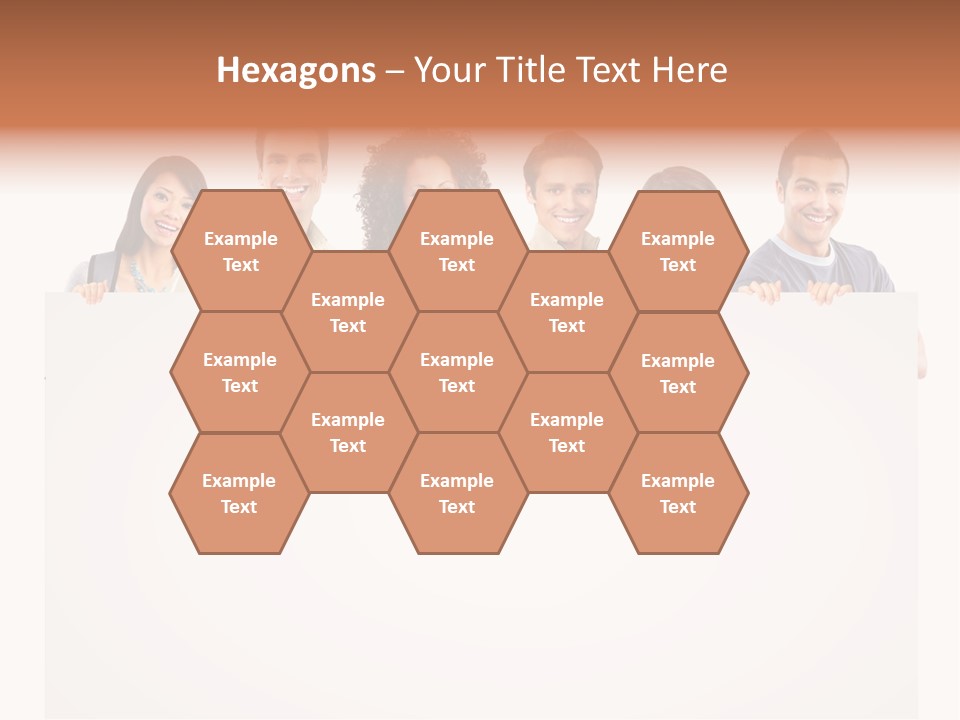 Smile Office Woman PowerPoint Template