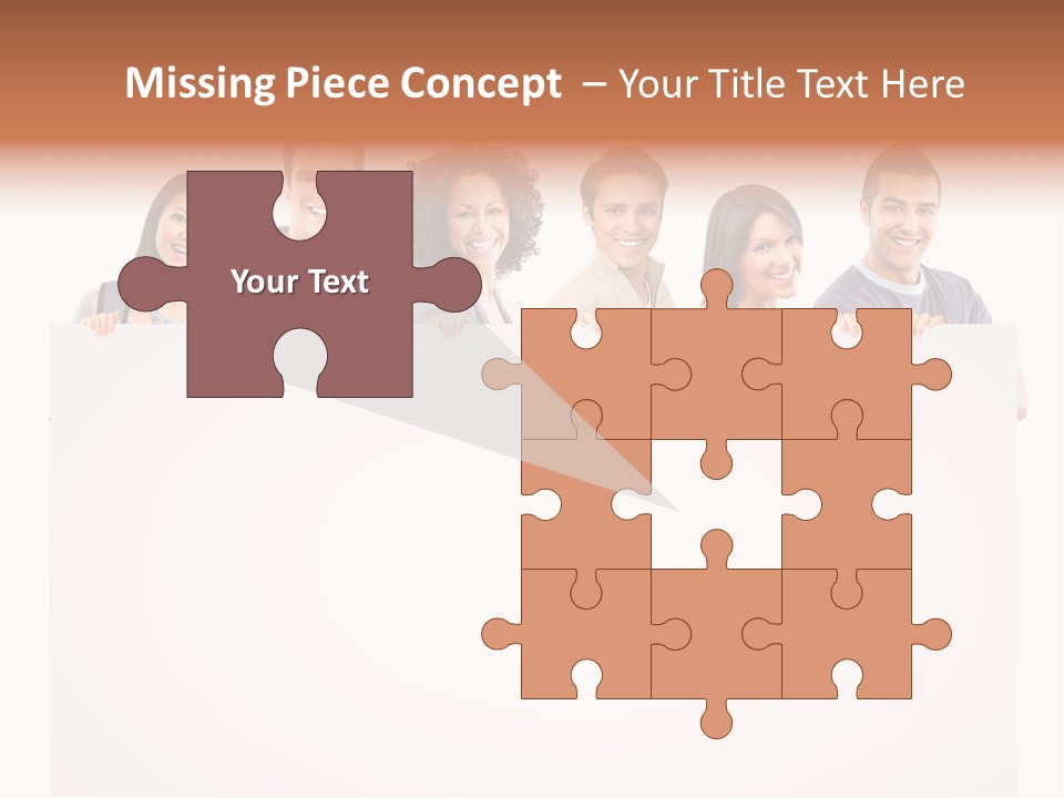 Smile Office Woman PowerPoint Template