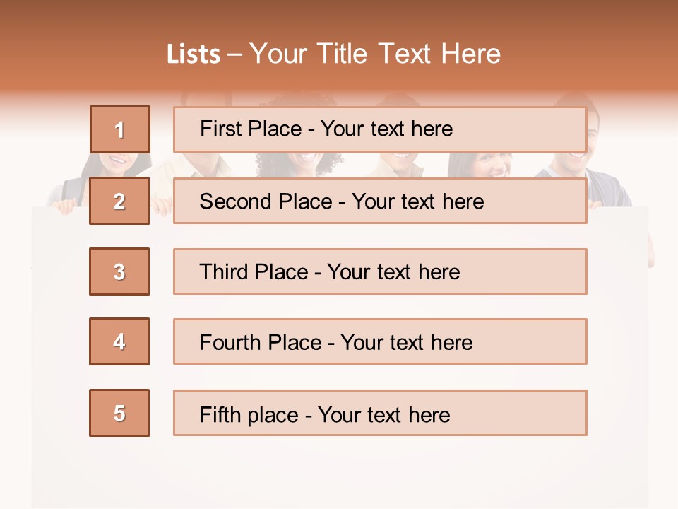 Smile Office Woman PowerPoint Template