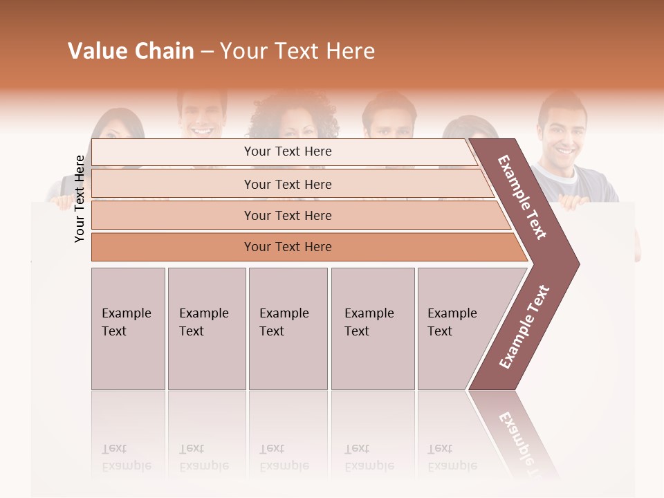 Smile Office Woman PowerPoint Template