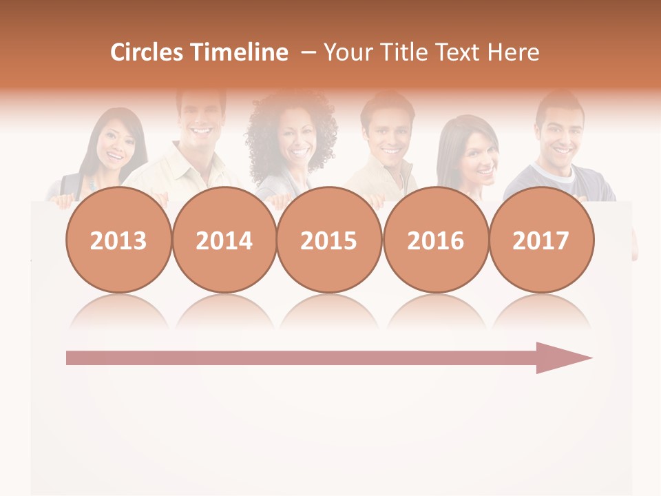 Smile Office Woman PowerPoint Template