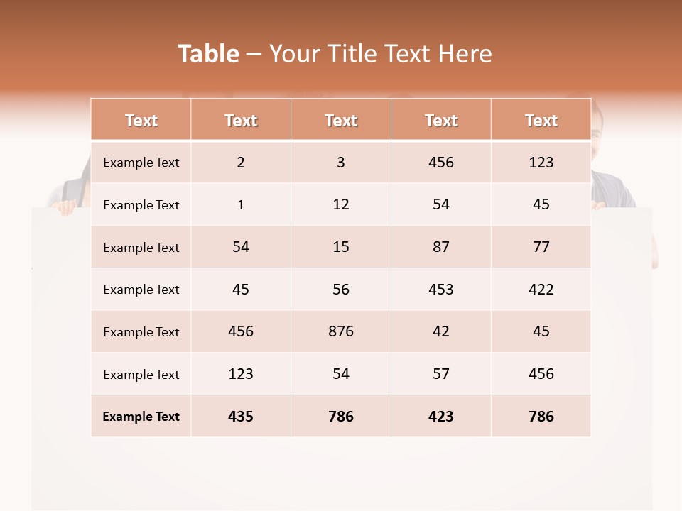 Smile Office Woman PowerPoint Template