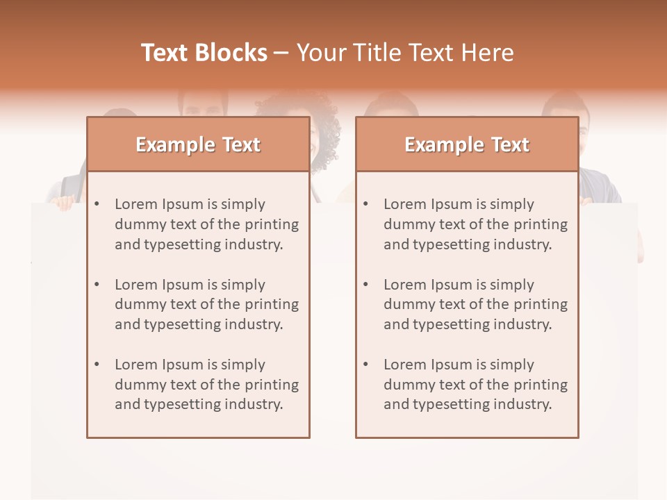 Smile Office Woman PowerPoint Template