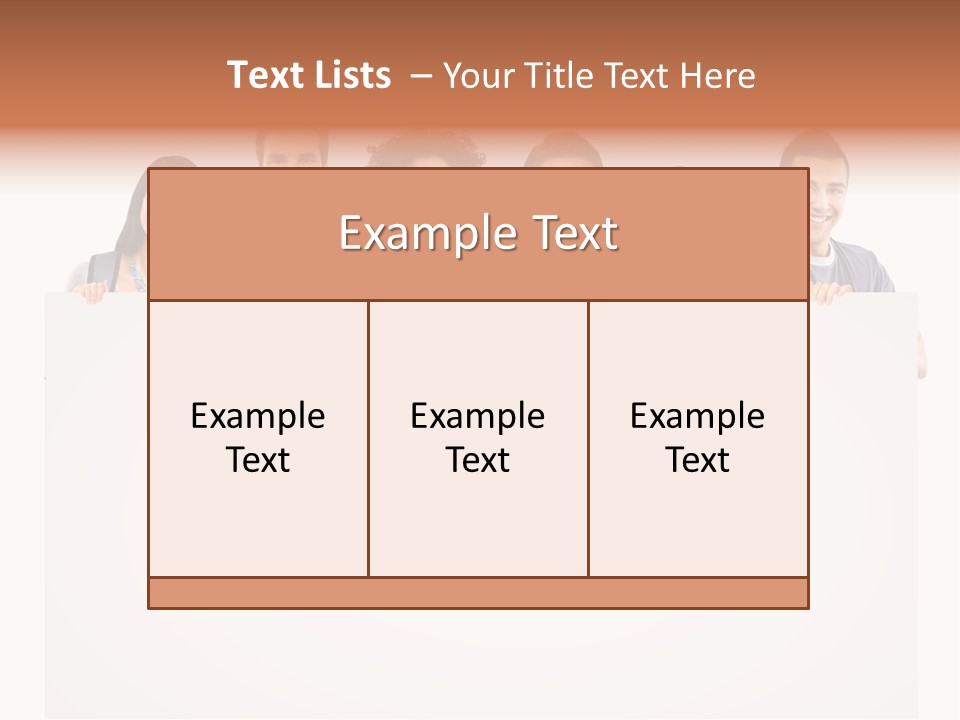 Smile Office Woman PowerPoint Template