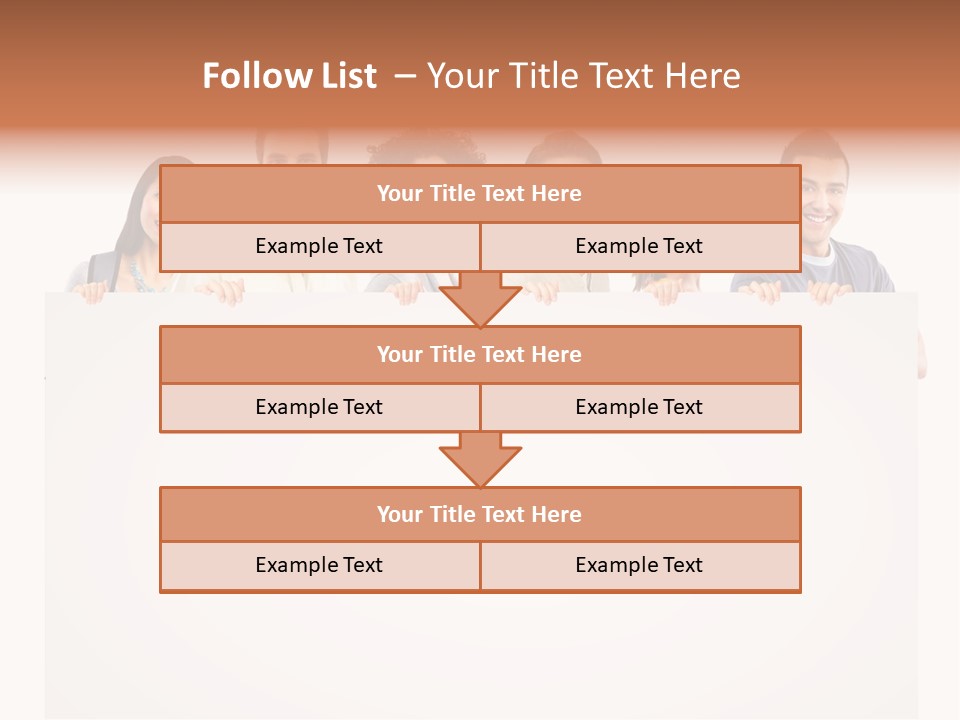 Smile Office Woman PowerPoint Template