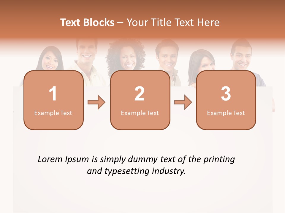 Smile Office Woman PowerPoint Template