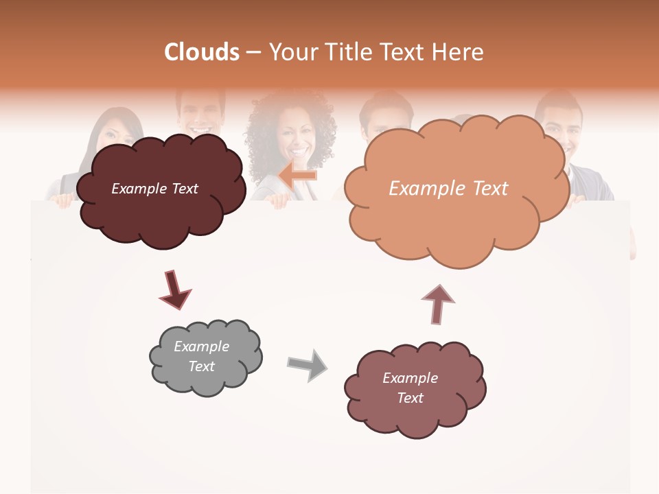 Smile Office Woman PowerPoint Template