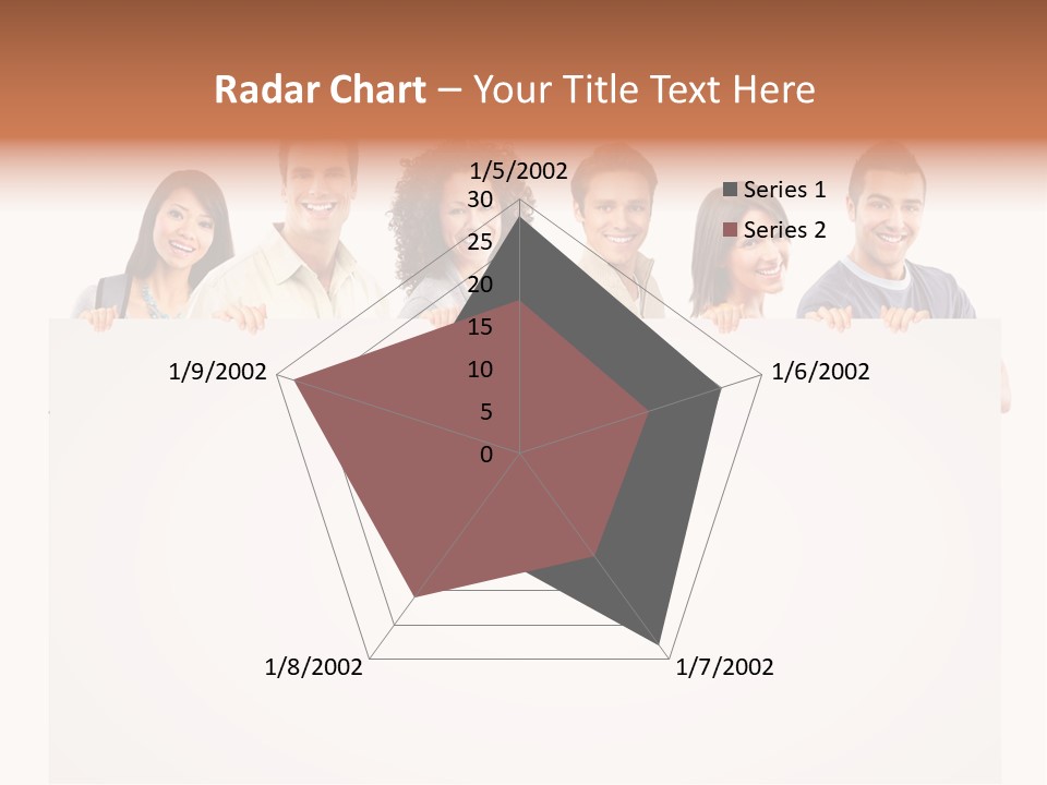 Smile Office Woman PowerPoint Template