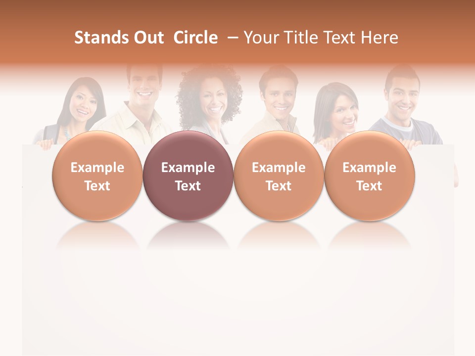 Smile Office Woman PowerPoint Template