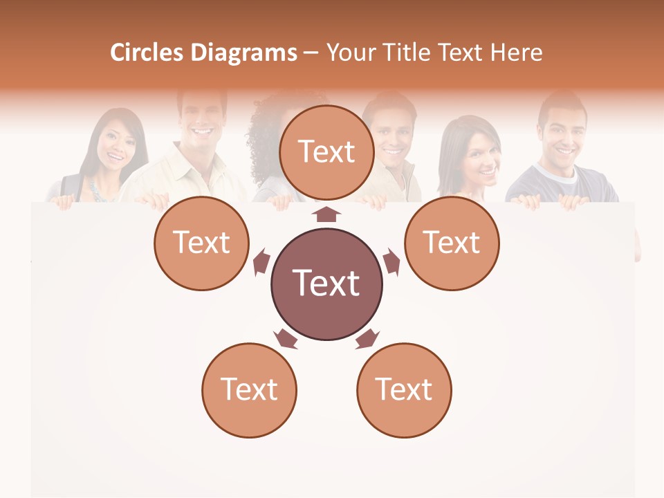 Smile Office Woman PowerPoint Template