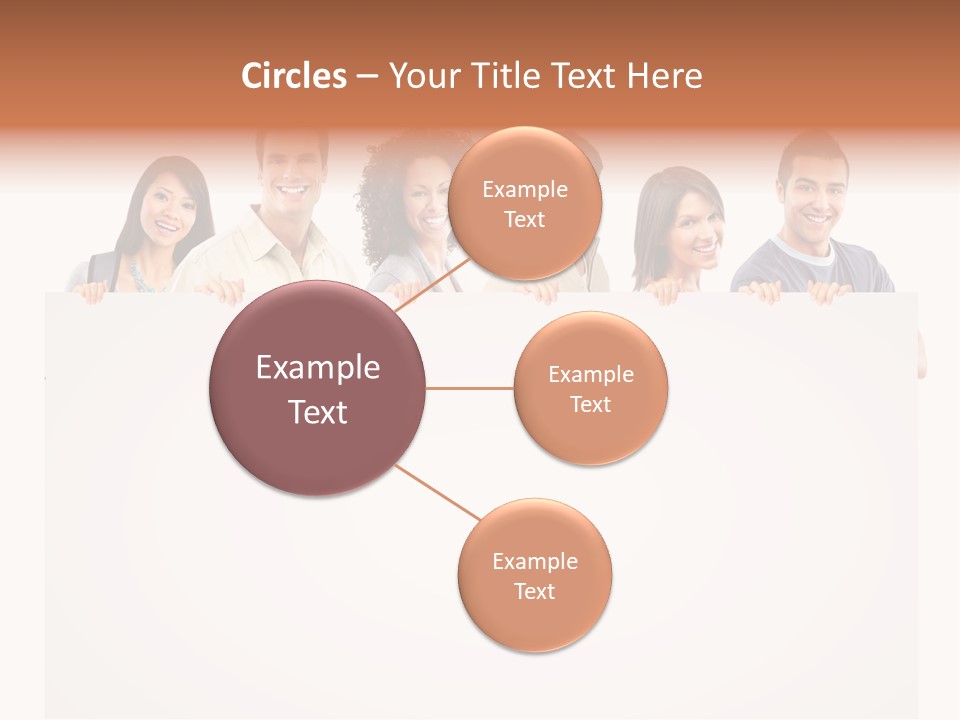 Smile Office Woman PowerPoint Template