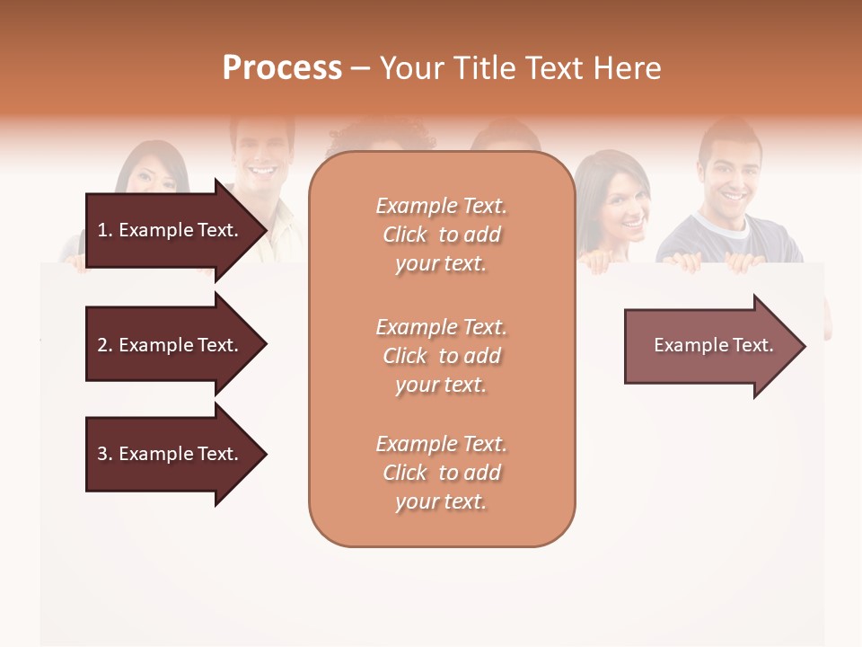 Smile Office Woman PowerPoint Template