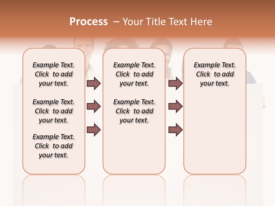 Smile Office Woman PowerPoint Template