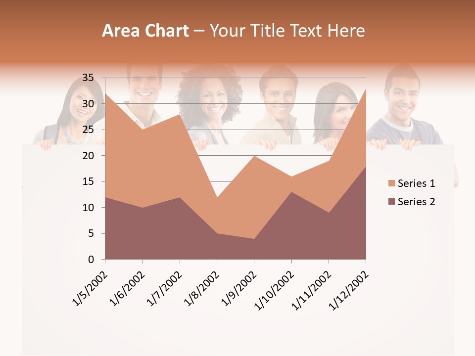 Smile Office Woman PowerPoint Template