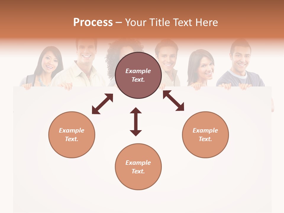 Smile Office Woman PowerPoint Template