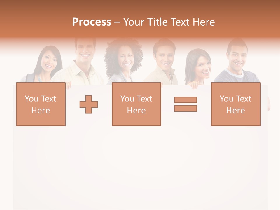 Smile Office Woman PowerPoint Template