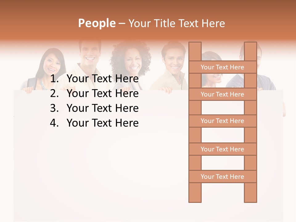 Smile Office Woman PowerPoint Template