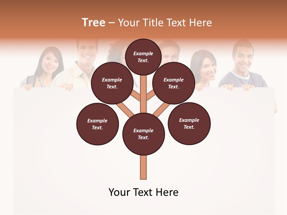 Smile Office Woman PowerPoint Template