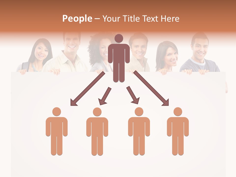 Smile Office Woman PowerPoint Template