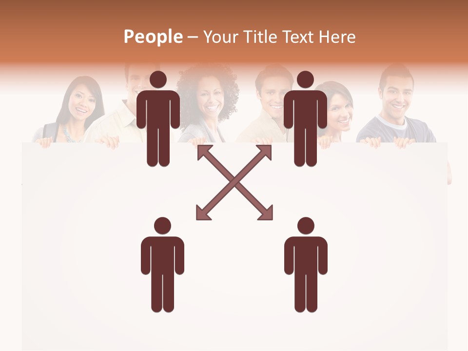 Smile Office Woman PowerPoint Template