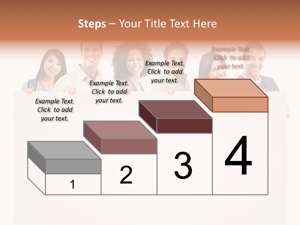 Smile Office Woman PowerPoint Template