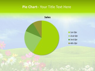 Morning View Flower PowerPoint Template